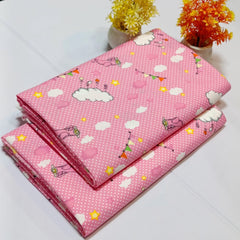 2 Piece Printed Summer Cotton Design-Multicolor