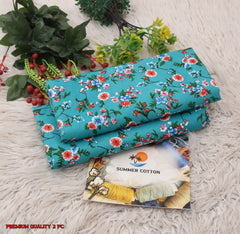 2 Piece Printed Summer Cotton Design-#6