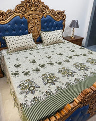 Multani Bedsheet Set King Size 3Pcs - Design-221