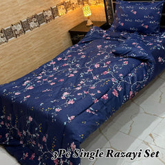 3PC Vicky Razai Set Single Bed-SRS-20041