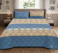 Pure Cotton Bed Sheet | Double Bed | King Size | Box Pack | Design-704