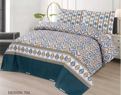 3 pcs King Size Bed Sheet Set Dynesty Export Quality-DEQ-1103
