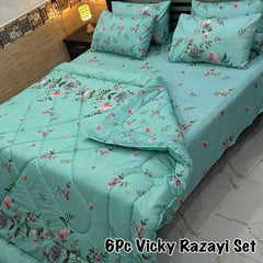 6 Pcs Vicky Razai Set | Double Bed | King Size | VRSD-2009