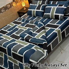 Luxurious 6 PC Heavy-Filled Winter Bedding Set | Deep Sleep Comfort-VRSD-20015