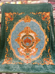 Blankets for winter |  Soft Lightweight Fuzzy Cozy Luxury | Double bed king size-Floral Geometric