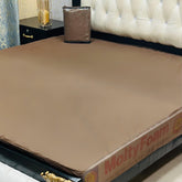 Terry Waterproof Mattress Protector-Brown