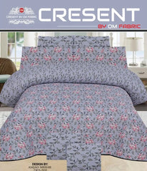 3 PCs Bed Sheet | Double Bed | King Size | Box Pack | Design-500