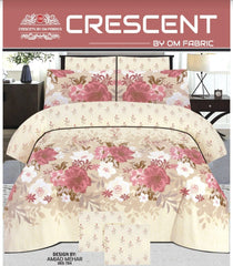 Pure Cotton Bed Sheet | Double Bed | King Size | Box Pack | Design-704