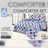 6 PCs Winter Comforter Set (Heavy Filling)