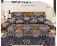 PREMIUM QUALITY DOUBLE BEDSHEET DESIGN MFC-1080-GREY