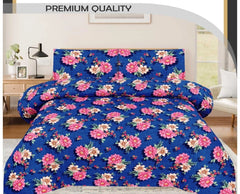 Pack of Three Printed Cotton king size Bedsheet – Modern Designs for a Perfect Sleep
