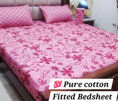 Fitted Sheet Premium-3Pcs-Design-403