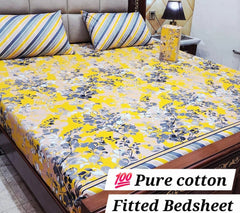 Fitted Sheet Premium-3Pcs-Design-404