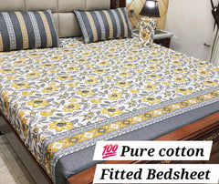 Fitted Sheet Premium-3Pcs-Design-412