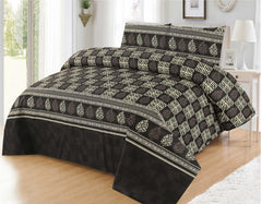 3 pcs King Size Bed Sheet Set Dynesty Export Quality-DEQ-1105