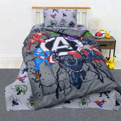 Exports Cotton Kids Printed Comforter Set 3 Piece Design KCS-111