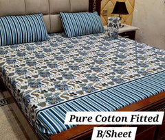 Fitted Sheet Premium-3Pcs-Design-411
