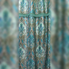 Imported Silk Curtains Blackout ( 2 Curtain Set )