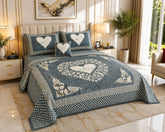 Jacquard Velvet Bed Sheet-4PC Design-518