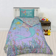 Exports Cotton Kids Printed Comforter Set 3 Piece Design KCS-103