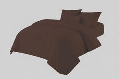 Luxury Bed Spread Set - 3 PCS-Brown-(PREMIUM)