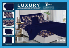 Luxury 7 Piece Bed spread Set Design-1169