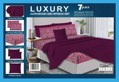 Luxury 7 Piece Bed spread Set Design-1187