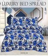 Quilted Bedspread Printed 3-Piece