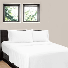 Solid Plain King Size Cotton Bedsheet - SPB2