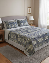 Multani Bedsheet Set King Size 3Pcs - Design-234