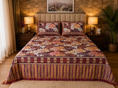 Multani Fancy Gultex Bed Sheet King Size-Design-2306