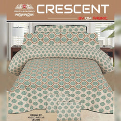 3 PCs Bed Sheet | Double Bed | King Size | Box Pack | Design-600