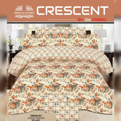 3 PCs Bed Sheet | Double Bed | King Size | Box Pack | Design-602