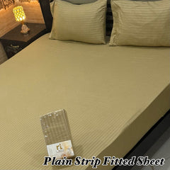 3Pc Fitted Sheet Micro Strip-Goldan