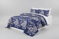 Quilted Bedspread Printed 3-Piece
