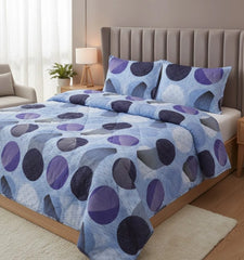 Quilted Bedspread Printed 3-Piece