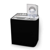 Semi-Automatic Machine Cover for Twin Tub Washing Machine-Black