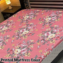 Waterproof Mattress Cover Printed King Size Design-605