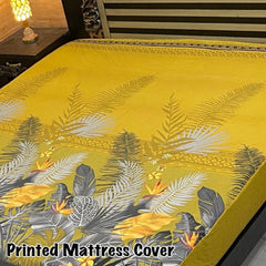 Waterproof Mattress Cover Printed King Size Design-606