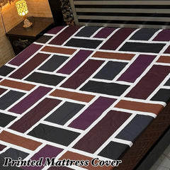 Waterproof Mattress Cover Printed King Size