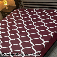 Waterproof Mattress Cover Printed King Size