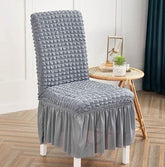 Chair Covers Turkish Style With For Dinning/Office - Light Gray