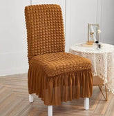 Chair Covers Turkish Style With For Dinning/Office - Copper Brown