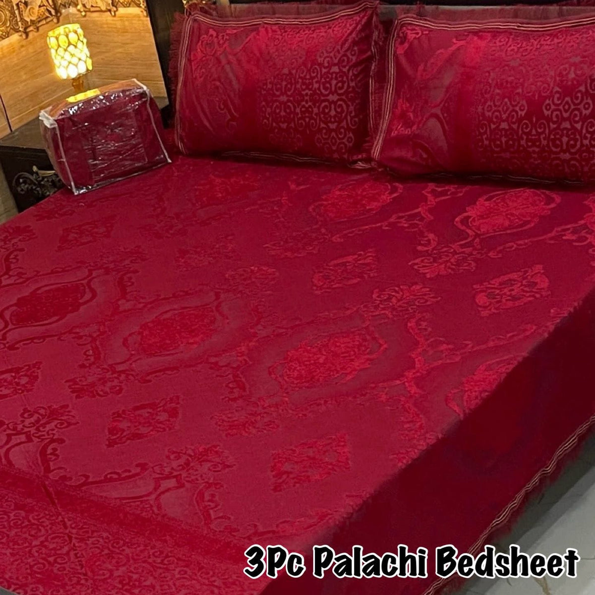 3PC Palachi Bed Sheet King Size | Luxurious Comfort