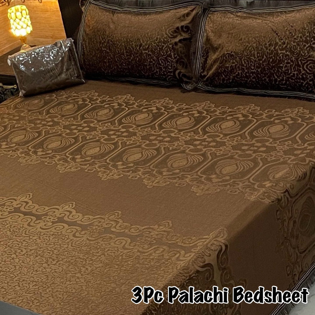 3PC Palachi Bed Sheet King Size | Luxurious Comfort