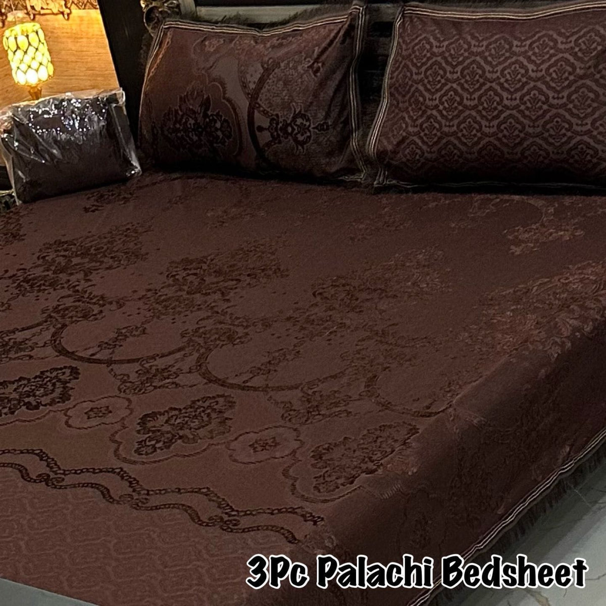 3PC Palachi Bed Sheet King Size | Luxurious Comfort