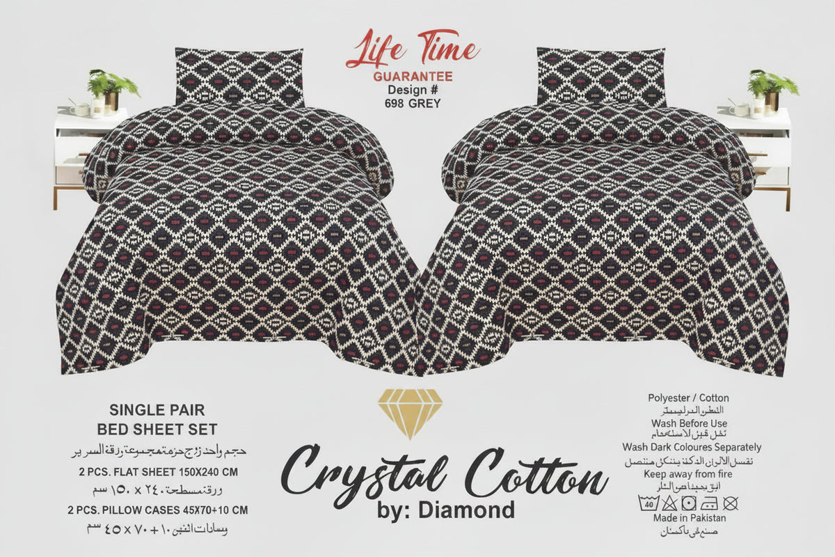 Single Bed Sheet Pair (Set)