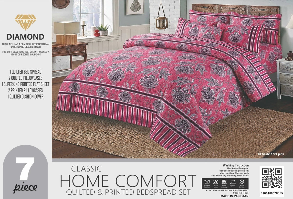 Luxury 7 Piece Bed spread Set Design-2182
