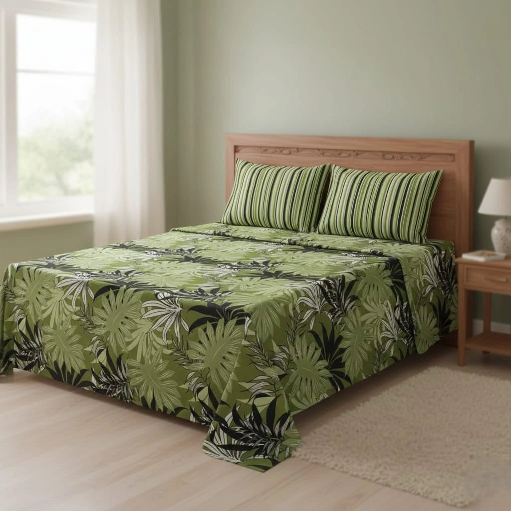 Cotton Bed Sheet-King Size Bedding