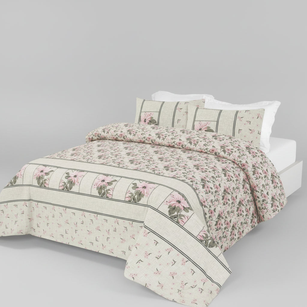 3 pcs King Size Bed Sheet Set Dynesty Export Quality-DEQ-510